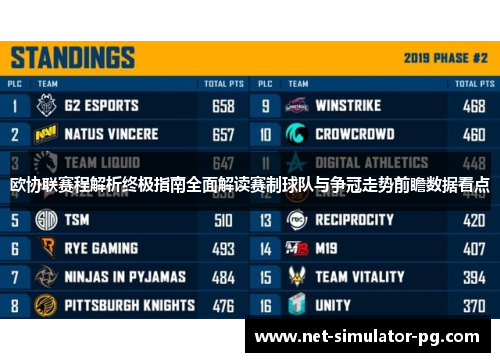欧协联赛程解析终极指南全面解读赛制球队与争冠走势前瞻数据看点